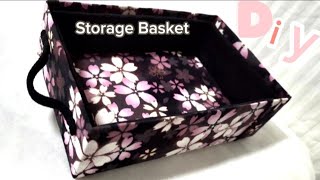 櫻花收納抽屜 Diy Storage Basket diy handmade 手作 手作り 收納盒 櫻花 收納盒  收納箱 [upl. by Muraida]