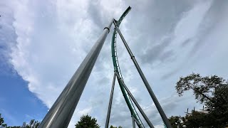 Kings Dominion Vlog 51  Coaster Construction Update [upl. by Nylirret]