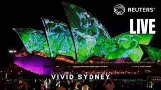 LIVE Sydney Opera House lights up as Vivid Sydney begins [upl. by Stegman]