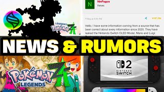 POKEMON NEWS amp RUMORS January Switch 2 Reveal amp Legends ZA NEW Gameplay Chinese INSIDER LEAKS [upl. by Acemaj]