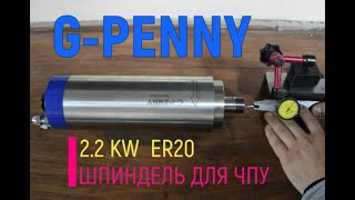 GPENNY 22 KW шпиндель для ЧПУ фрезерного станка [upl. by Surtimed]