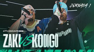 KODIGO vs ZAKI I FMSCARIBE 2024  Jornada 1 Temporada 2  Urban Roosters [upl. by Cristina]