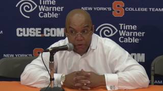 Syracuse Postgame Press Conference [upl. by Zachery]