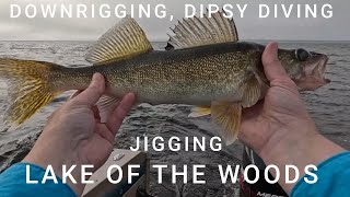 Downrigging dipsy divers and jigging Lake of the Woods August 242024 [upl. by Fruma]