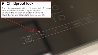 How to unlock beko induction hob [upl. by Euqinoj]