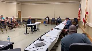 Night One Anniston Interviews for Open City Council Seat [upl. by Richman]