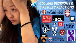 COLLEGE DECISIONS  IB RESULTS REACTION 2023 ivies t10s northwestern jhu uk cambridge hk intl [upl. by Endys823]