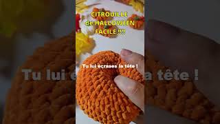 11TUTO CROCHET  Cest une citrouille ça  CITROUILLE FACILE de Halloween crochet tutocrochet [upl. by Edelstein]