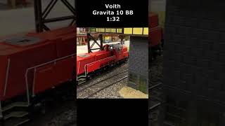 Probefahrt Voith Gravita 10 BB Handmuster 132 von Spur1 Austria  Diesellok  ShortsVideo [upl. by Yecrad]