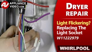 Dryer Repair  Light Socket issues  Diagnostic amp Troubleshooting by Factory Technician [upl. by Ahsienat]