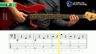 Ex002 How to Play Bass Guitar  Slap Bass Guitar Lessons for Beginners [upl. by Ehcram]