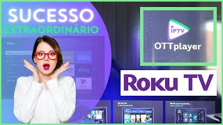 🔶️ NOVO APLICATIVO IPTV OTT PLAYER CHEGOU NA SMARTVS SAMSUNG LG ROKUTV [upl. by Arnulfo]