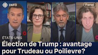 Panel politique  un appel « chaleureux » entre Justin Trudeau et Donald Trump [upl. by Warde]