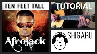 How to Play quotTen Feet Tall by Afrojack Guitar Tutorial Lesson [upl. by Edme207]