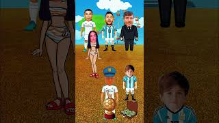 Whose Is Each Thing Ronaldo vs Messi vs Mr Beast [upl. by Tala]