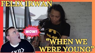 FELIX IRWAN quotWhen We Were Youngquot  Adele cover  Victors First Listen [upl. by Samale194]