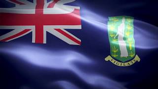 British Virgin Islands anthem amp flag FullHD  Британские Виргинские острова гимн и флаг [upl. by Meehyrb]