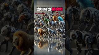 십이지신 로봇화the Robotization of the gods of twelve animals ai funny shortsvideo animal God bgm [upl. by Rednasxela]