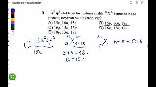 Toplu Atomun quruluşuna aid hesablamalar [upl. by Quinn130]