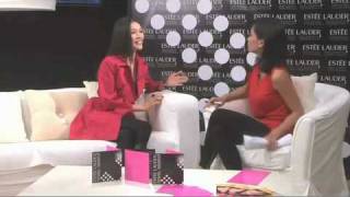 Amber Chia  Estee Lauder Model Search Interview with Daphne Iking [upl. by Spillar]