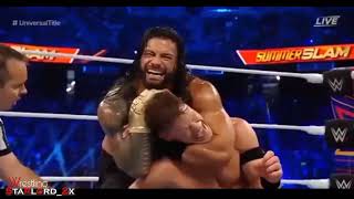 Roman Reigns vs John Cena universal champion full match [upl. by Kirima]