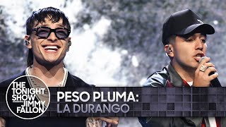 Peso Pluma LA DURANGO  The Tonight Show Starring Jimmy Fallon [upl. by Winser]