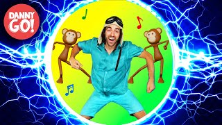 The Monkey Dance ⚡️HYPERSPEED REMIX⚡️ Danny Go Songs for Kids [upl. by Aileda]