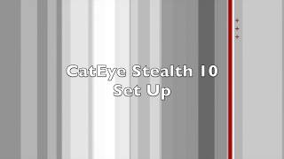 Stealth 10 Set Up  CatEye Bicycle Electronics [upl. by Asilec]