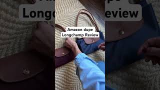 Real Longchamp Bag vs Amazon Dupe Comparison [upl. by Joshi712]