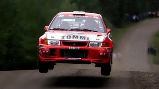 WRC Rally Finland 99 Tommi Mäkinen Mitsubishi Evo VI Onboard cam [upl. by Jacquette]