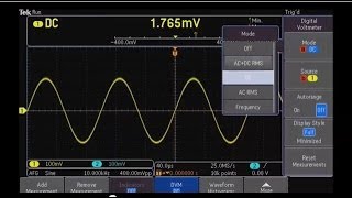 Tektronix MDO3000 Integrated Digital Volt Meter [upl. by Meneau582]