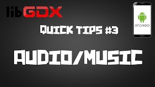 libGDX Quick Tips 3  Sound Effects [upl. by Anujra]