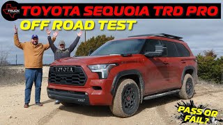 Is The Toyota Sequoia TRD PRO Good Off Road  TTC Hill Test [upl. by Llemmart]