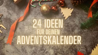 Adventskalender füllen für Kinder  24 günstige Geschenke [upl. by Hillel]