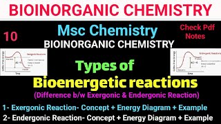 Types of Bioenergetic Reaction  Exergonic amp Endergonic Reaction amp Difference itschemistrytime [upl. by Serena]