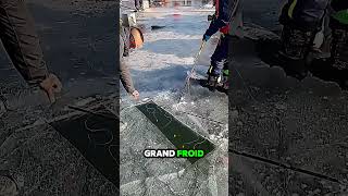 Connaissezvous cette incroyable méthode de pêche par grand froid pêche méthode technique froid [upl. by Aynekal]