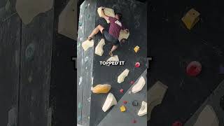 The Final Hold Was So Tiny V3 Boulder Problem climbinggym [upl. by Ewolram]