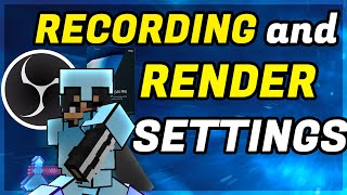 Releasing my OBS  RENDER Settings  FPS FRIENDLY [upl. by Mohsen968]