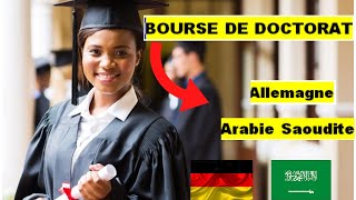 PROGRAMME DE BOURSE DE DOCTORAT EN ALLEMAGNE ET EN ARABIE SAOUDITE TOUT SAVOIR DE AZ👍😀 [upl. by Haisa]