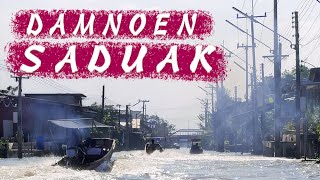 Damneon Saduak  Floating Market [upl. by Leunammi]