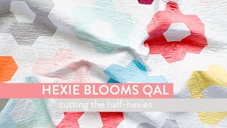 Hexie Blooms QAL  Cutting Half Hexies [upl. by Favin948]