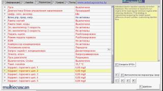 multiecuscan RUS lancia kappa 98 2 4 JTD bosch EDC15 AVI [upl. by Faso937]