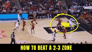 Simple Offense vs 23 Zone [upl. by Wasserman264]