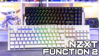 New AND Improved  NZXT Function 2 Keyboard  Full amp Mini TKL Review With Sound Test amp Comparison [upl. by Attiuqal]