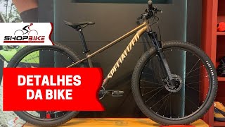 Bicicleta Specialized Rockhopper Elite Aro 29 Deore 11v 2024 Marrom e Areia [upl. by Ynnot339]