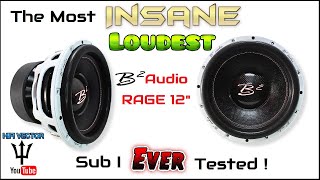 This B2 Audio Rage 12quot subwoofer is incredible in every way Full review B2RAGE12D2V3 [upl. by Solim]