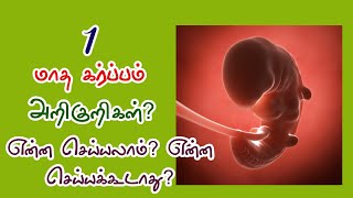 first month of pregnancy in tamil  1st month pregnancy tamil  30 days pregnancy symptoms in tamil [upl. by Ahseret759]