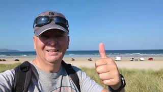 Touring Northern Ireland Benone Beach l After spending 3 nights in Londonderry 🚐👍 campervanlife [upl. by Eaj]