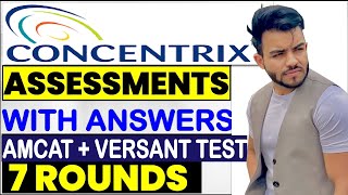 Concentrix Assessment Test with Answers  7 Rounds [upl. by Drhacir]