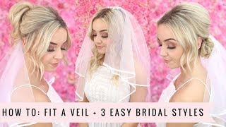 3 Easy Ways To Fit a Veil [upl. by Llennoj508]